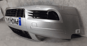 Zderzak przód przedni audi A3 8P LA7W srebrny do malowania !!! 4