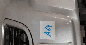 Zderzak przód przedni volvo S40 ii lift 07- kod kolor 329-52 srebrny uszkodzony !!! 4