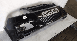 Zderzak przód przedni opel vectra c lift fl halogeny Z20R czarny 2