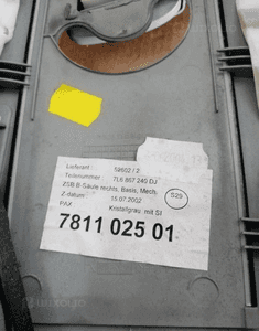 Osłona poszycie słupka prawa VW Touareg 7L6867240DJ 7L6819210B 5