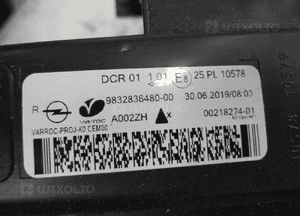Opel zafira d life vivaro iii xenon bdb lampa przednia prawa 11
