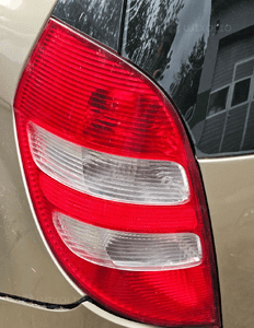 Mercedes A W169 lampa tyl tylna prawa lewa 2