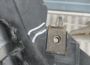 Pas przedni przód wzmocnienie czołowe volvo V40 ii 31385913AA 2012 17