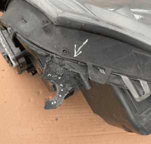 MERCEDES gl 164  X164  lampa xenon  lewa przetwornica moduł skrętu 6