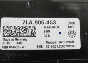 Wyświetlacz panel sterowania nawiewu klimatyzacji vw T6 california 4