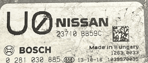 Komputer silnika nissan qashqai i 1 J10 23710BB59C 2