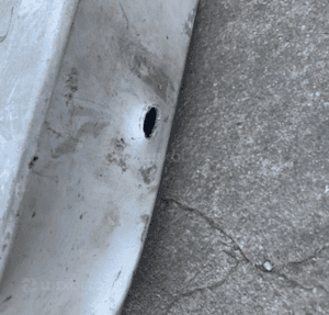 MERCEDES E 207 coupé belka strefy wzmocnienie okular strefa 3