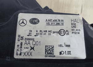 Mercedes vito v klasa a4479067800 lift reflektor prawy lampa prawa W447 5