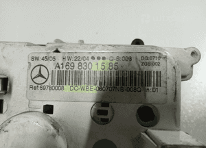 panel klimatyzacji mercedes w169 a1698301585 3