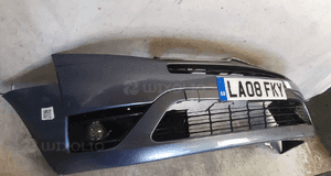 Zderzak przód przedni citroen C4 grand picasso ezwd szary halogeny uszkodzony 5