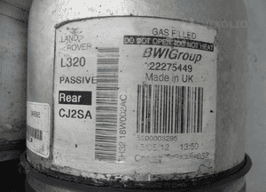 Amortyzator miech prawy lewy tył tylny range rover sport L320 2