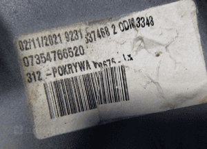Fiat 500 lewa osłona obudowa lusterka nakładka 11