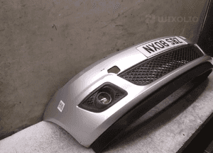 Zderzak przód przedni do ford fiesta MK6 vi lift fl 62 srebrny halogeny 3