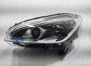 Lampa lewa przód przednia led peugeot 208 i 9822690480 2015-19 lift europa 2