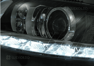 Lampy reflektory do  audi A6 C6 od 2004 do 2008 led do dziennej bi -xenon 4
