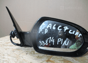 Lusterko prawe przód przednie audi A6 C7 lift 4G 14 pin 3