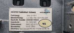 Kratka nawiewu powietrza lewa dekor drewno VW Phaeton 3D1853203 6