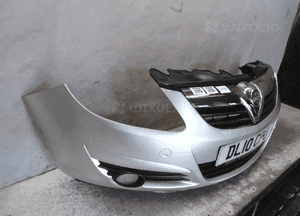 Zderzak przód przedni opel corsa d Z157 srebrny halogeny 4