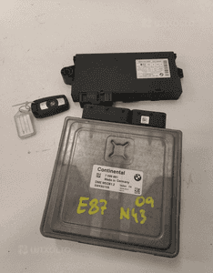 BMW e87 n43 116i oe 7599881 KOMPUTER STEROWNIK ZESTAW 1