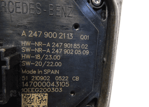 MERCEDES W247 W177 W118 A247 PRZETWORNICA LAMPY 6