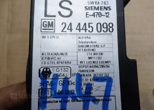 KOMPUTER IMMO KLUCZYK OPEL ASTRA VECTRA 24445098 3
