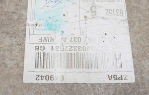 TAPICERKA BAGAZNIKA KPL VW TOUAREG I AXQ 7L 04 6