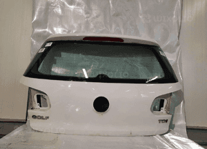 Klapa bagażnika tył tylna vw volkswagen golf 6 LB9A biała hb 5