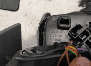 DACIA DUSTER 2 LIFT 2022- LUSTERKO ZEWNĘTRZNE LEWE ASYSTENT MARTWEJ STREFY 7 PIN ORYGINAŁ 14