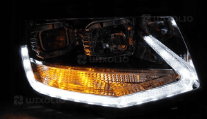 Lampy reflektory vw T6 15- led do jazdy dziennej 4