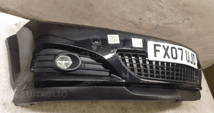 Zderzak przód przedni opel astra h 3 iii Z20R czarny gtc halogeny 4
