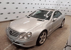 Maska Zderzak Reflektory Błotniki Wzmocnienie Belka Pas Przedni Lampy Mercedes SL500 SL350 R230 3