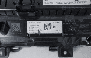 LICZNIK VIRTUAL ZEGARY LCD VW POLO TAIGO 2G0 6