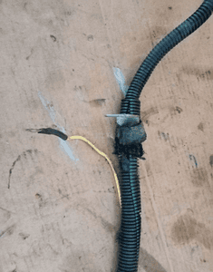 Klema wiązka akumulatora Citroen C5 I 9641141280 3