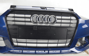 ZDERZAK AUDI A1 S-LINE 8X 8XA LIFT 2014-2018 BLACK 4