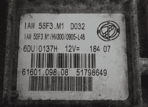 Sterownik silnika fiat grande punto 1,2 51798649 2
