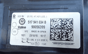Lampa prawa bi xenon vw sportsvan 517941034B 3