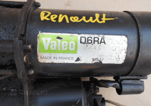 Rozrusznik silnika renault valeo D6RA radom 2