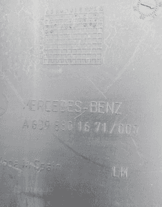 Narożnik zderzaka lewy tył zderzak Mercedes W639 VITO A6398901671 4