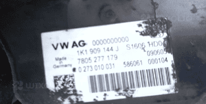 VW Caddy Golf 5  Touran I Audi A3 przekładnia kierownicza maglownica 1K1909144H 1K1909144J 4