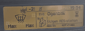 Citroen C5 I II zegarek wyświetlacz   6950243177 9660243177  9657882880 7