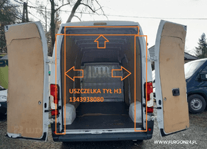 Uszczelka drzwi tylne tył H3 ducato jumper boxer movano 06-23 1343938080 1