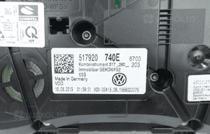 Vw golf sportsvan 2013- zegar licznik 10272M 517920740E 5