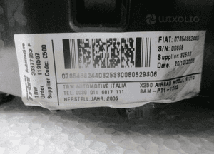 Air bag poduszka powietrzna kierowcy peugeot boxer ii 2 07854862440 2