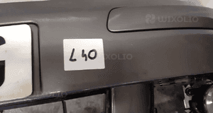 Zderzak przód przedni do vw volkswagen golf 5 v LA7T szary halogeny 2