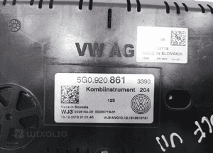 Licznik ramka volkswagen golf vii 1.2 tsi 5G0920861 2012-2016 europa 5