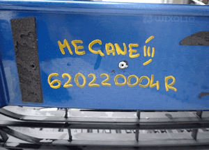 Zderzak przód renault megane iii niebieski 6