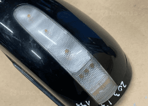 MERCEDES C 203 lusterko prawe lewe podgrzewane 7 pin czarne lak 197 10