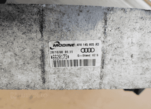 Audi A6 C6 2.7 TDI 2.0 TFSI chłodnica powietrza intercooler prawy  lewy 4F0145805 AB AD 8