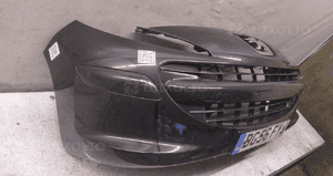 @ ZDERZAK PRZÓD PRZEDNI DO PEUGEOT 207 KOD LAKIERU EXL EXLD CZARNY 2