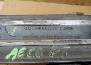 Listwa progowa progu prawy tył tylna prawa Audi A6 C6 4F0853376C 5